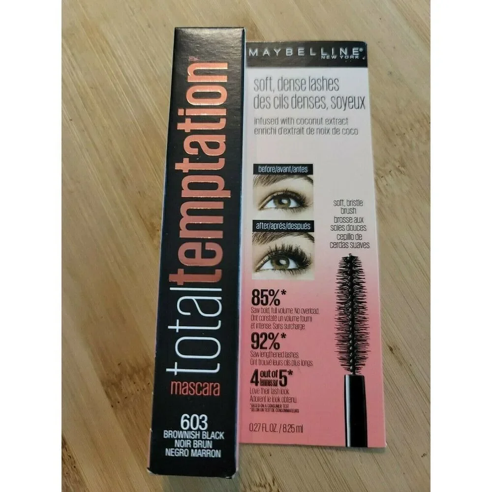 Maybelline Total Temptation Black Mascara 8.6 ml Washable Mascara